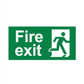 BRY-EXIT SING-FIRE EXIT-PVC