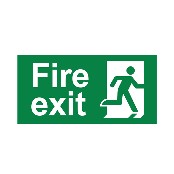 BRY-EXIT SING-FIRE EXIT-PVC