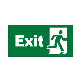BRY-EXIT SING-EXIT DOOR-STICKER-FOR BC14-00900