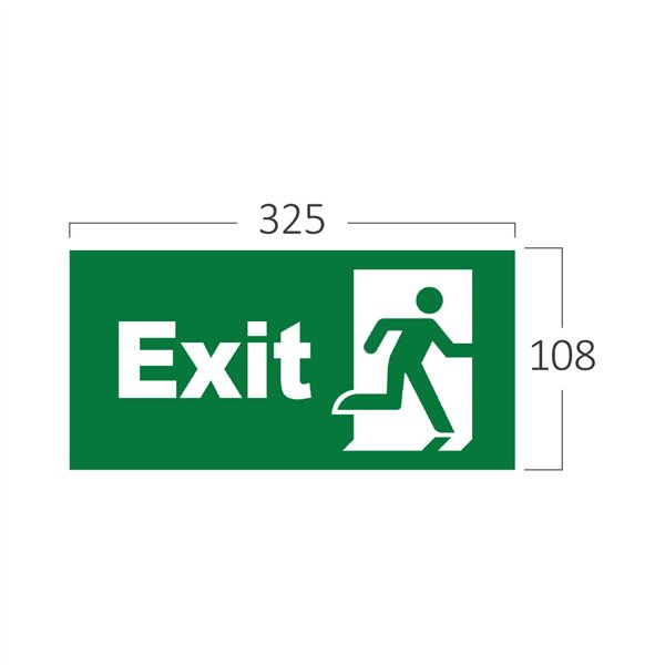 BRY-EXIT SING-EXIT DOOR-STICKER-FOR BC14-00900