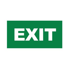 BRY-EXIT SING-EXIT STICKER-FOR-BC14-00900