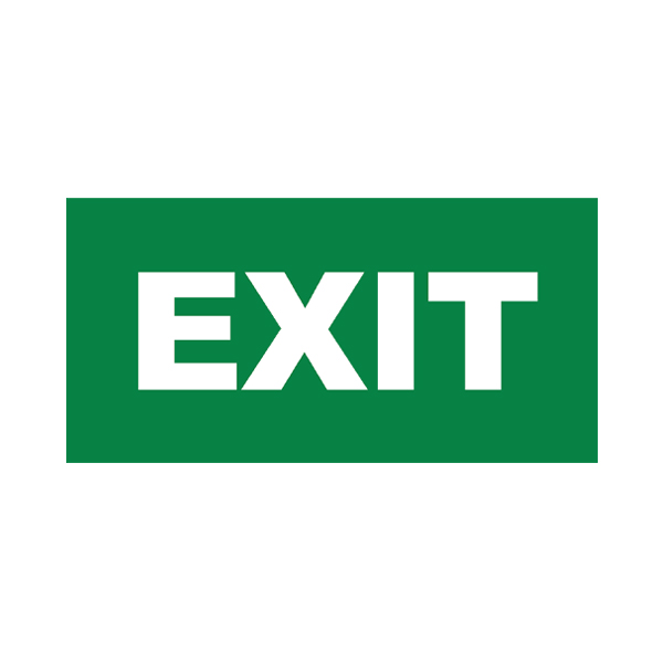 BRY-EXIT SING-EXIT STICKER-FOR-BC14-00900