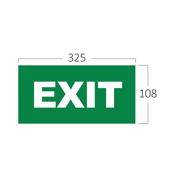 BRY-EXIT SING-EXIT STICKER-FOR-BC14-00900