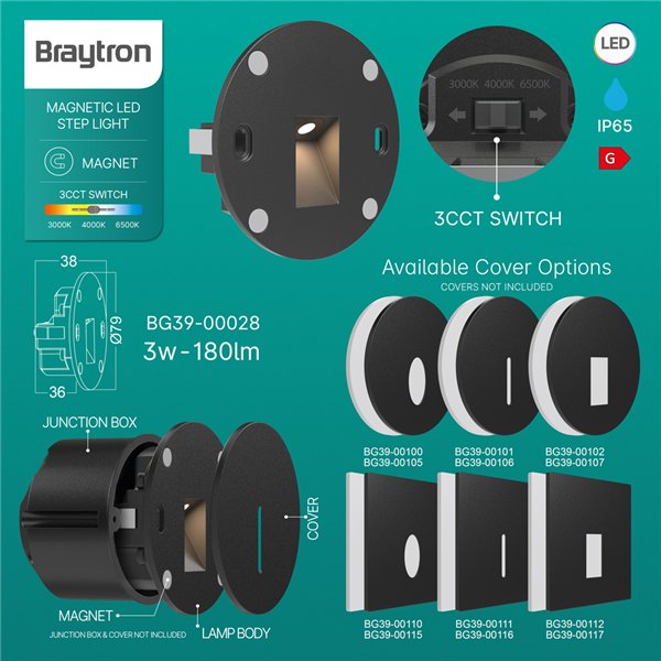 BRY-VEKSUS-B-MAIN-3W-3IN1-BLC-IP65-STEPLIGHT