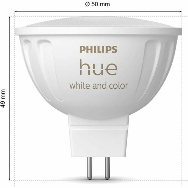 LED lemputė Philips Balta G 400 lm 2 vnt. (6500 K)