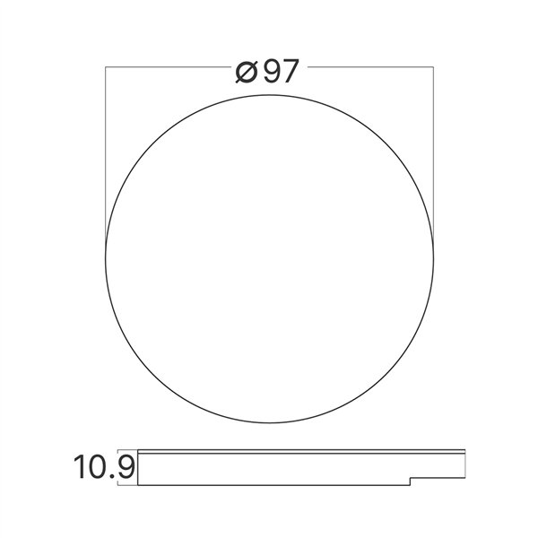 BRY-STEP-A-CR1-RND-SLV-STEPLIGHT COVER
