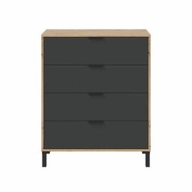 Chest of drawers Brown Black 77,5 x 40 x 93,5 cm