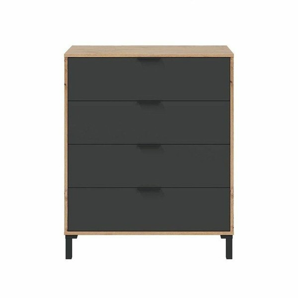 Chest of drawers Brown Black 77,5 x 40 x 93,5 cm