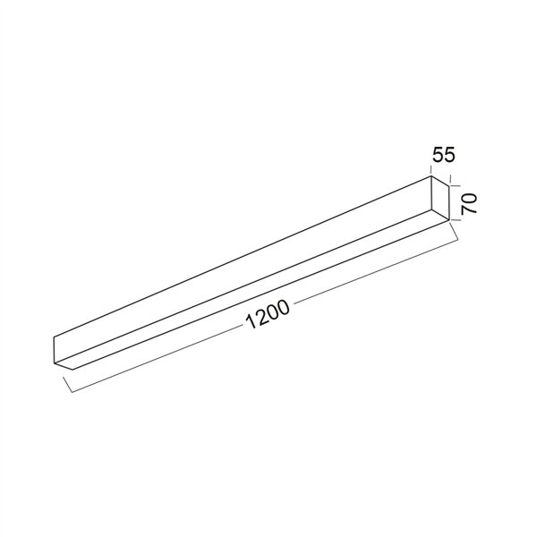 BRY-ALINE-55-36W-1.2MT-3IN1-BLC-IP20-LINEAR LIGHT