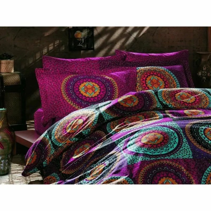 Duvet cover set Multicolour 220 x 240 cm