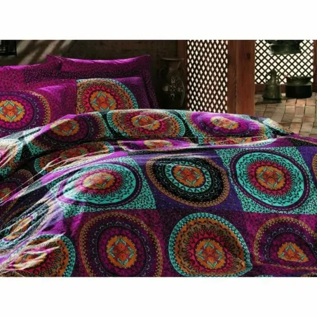 Duvet cover set Multicolour 220 x 240 cm