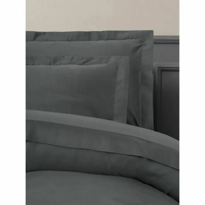 Duvet cover set Grey 220 x 240 cm
