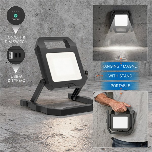 BRY-FLOOD-BTRY--BLC-20W-6500K-BATTERY-WORK LIGHT