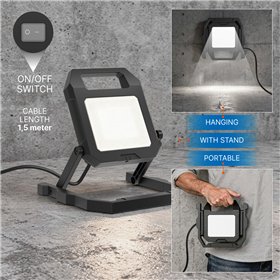 BRY-FLOOD-WL-BLC-50W-1.5MT CABLE-6500K-WORK LIGHT