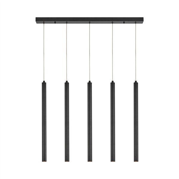 BRY-G007S-1H-5xG9-BLC-PENDANT LIGHT