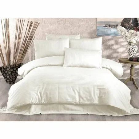 Duvet cover set Cream Super king 3 Pieces