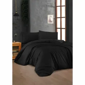 Комплект чехлов для одеяла Чёрный 200 кровать 3 Предметы
