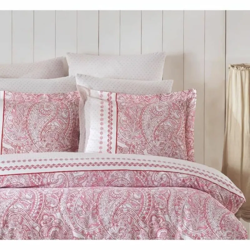 Duvet cover set Pink Super king 3 Pieces