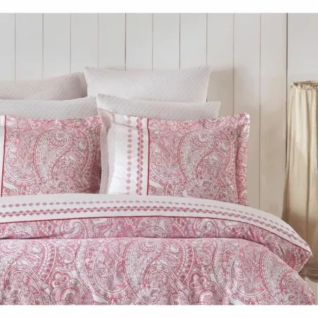 Duvet cover set Pink Super king 3 Pieces