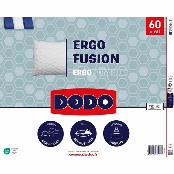 подушка DODO ERGO FUSION Белый 60 x 60 cm