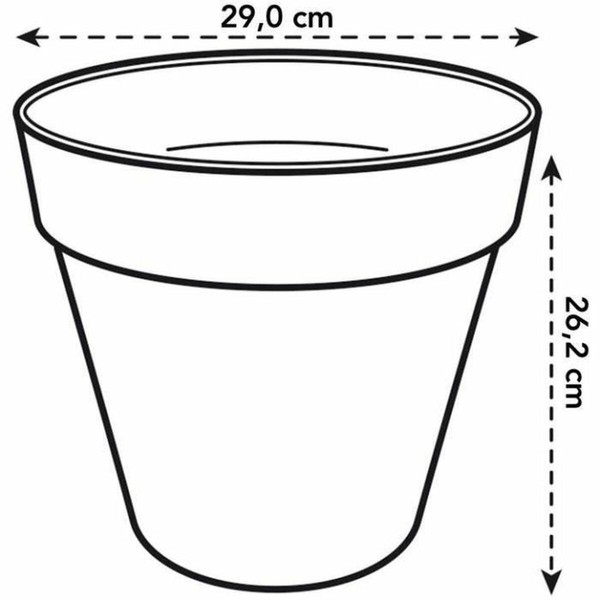 Puodų rinkinys Elho Pilka Plastmasinis Apskritas 2 Dalys