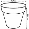Puodų rinkinys Elho Pilka Plastmasinis Apskritas 2 Dalys