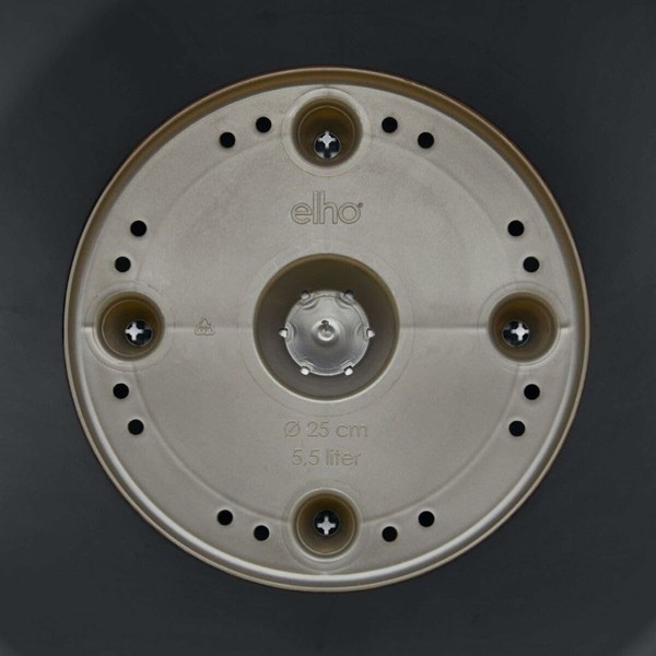 Set of pots Elho Grey Plastic Circular 2 Pieces