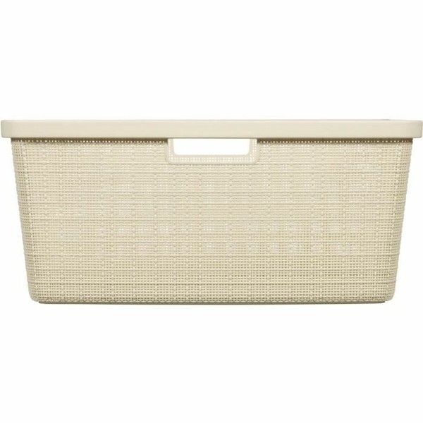 Laundry Basket Curver Yute White Plastic 45 L