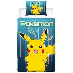 Antklodės užvalkalų rinkinys Pokémon Geltona Lova 140 2 Dalys