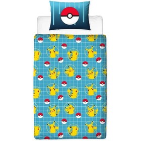 Antklodės užvalkalų rinkinys Pokémon Geltona Lova 140 2 Dalys