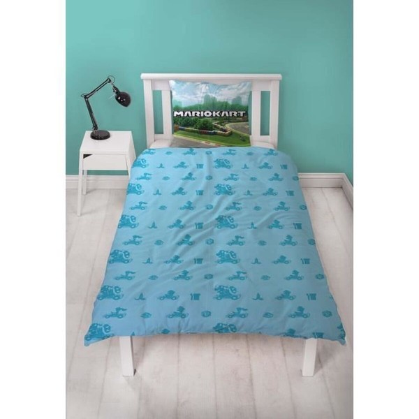 Duvet cover set Mario Bros Multicolour Double 2 Pieces