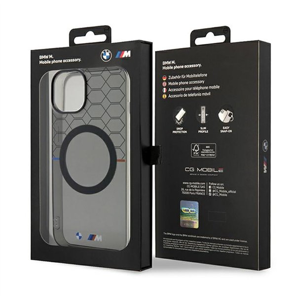 BMW Pattern MagSafe - Case for iPhone 14 (Grey)