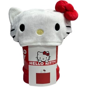 Antklodė Hello Kitty Raudona gyvūnai