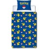 Antklodės užvalkalų rinkinys Pokémon Geltona Balta Raudona Lova 140 2 Dalys