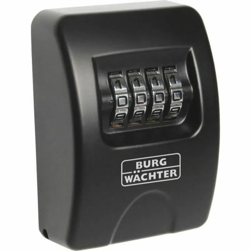 Tallelokero Burg-Wachter KeySafe 10 Avaimet Musta Sinkki 13 x 4 x 18 cm