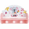 Wall mounted coat hanger Fun House Pinkki Puu MDF (33 x 46 x 15 cm)