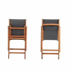 Garden chair Acacia Grey (2 Units)