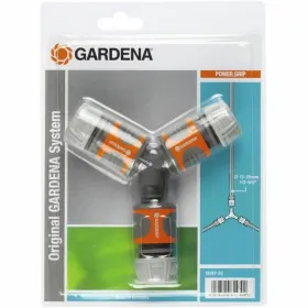Шланговый соединитель Gardena 18287-20 Ø 15 mm 1/2" Тройной Ирригационная система