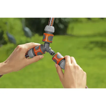 Шланговый соединитель Gardena 18287-20 Ø 15 mm 1/2" Тройной Ирригационная система