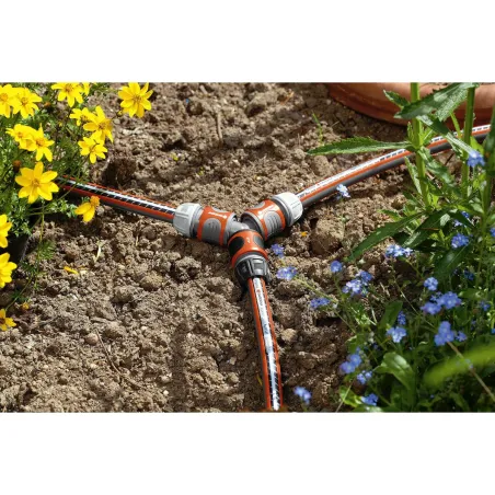 Шланговый соединитель Gardena 18287-20 Ø 15 mm 1/2" Тройной Ирригационная система