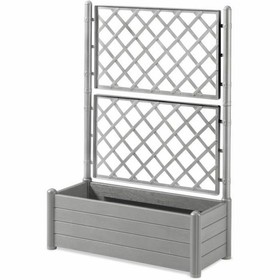 stādītājs Stefanplast Italia Pelēks Plastmasa Taisnstūra 100 x 43 x 142 cm