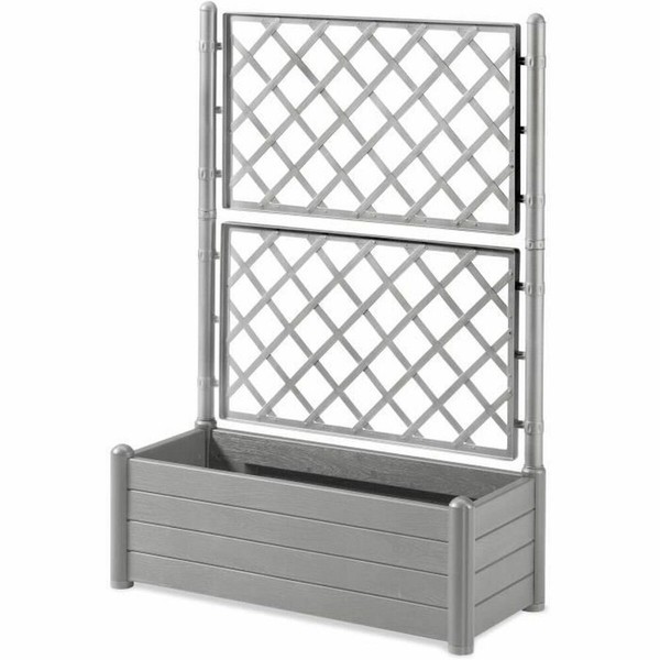 stādītājs Stefanplast Italia Pelēks Plastmasa Taisnstūra 100 x 43 x 142 cm