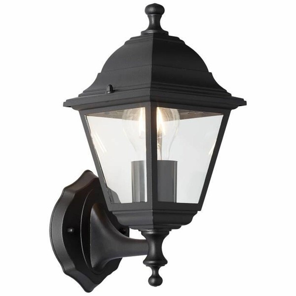 Sieninis apšvietimas Brilliant Nissie E27 60 W Juoda