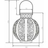 Solārā lampa Galix Bēšs