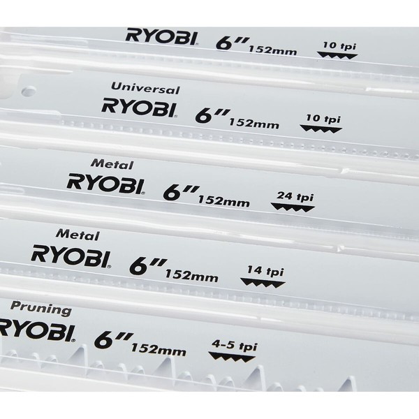 Zāģa asmens Ryobi RAK06RB Virzuļzāģis Metāls 6 Daudzums