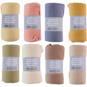 Fleece blanket 170x130 (Cream)