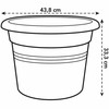 Pušķi Elho   Apaļa Rozā Plastmasa Ø 30 cm