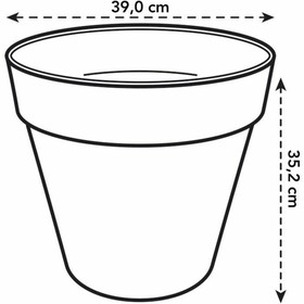Pušķi Elho   Apaļa Zaļš Plastmasa Ø 40 cm