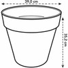 Pušķi Elho   Apaļa Zaļš Plastmasa Ø 40 cm