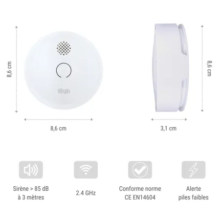 Palohälytin Konyks FireSafe 2 Langaton